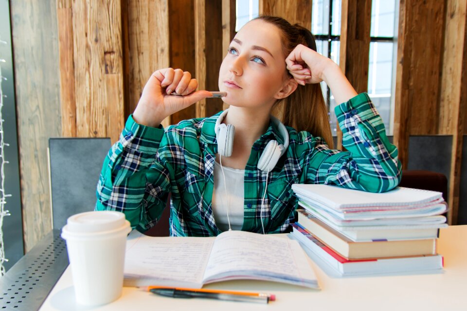 College student girl