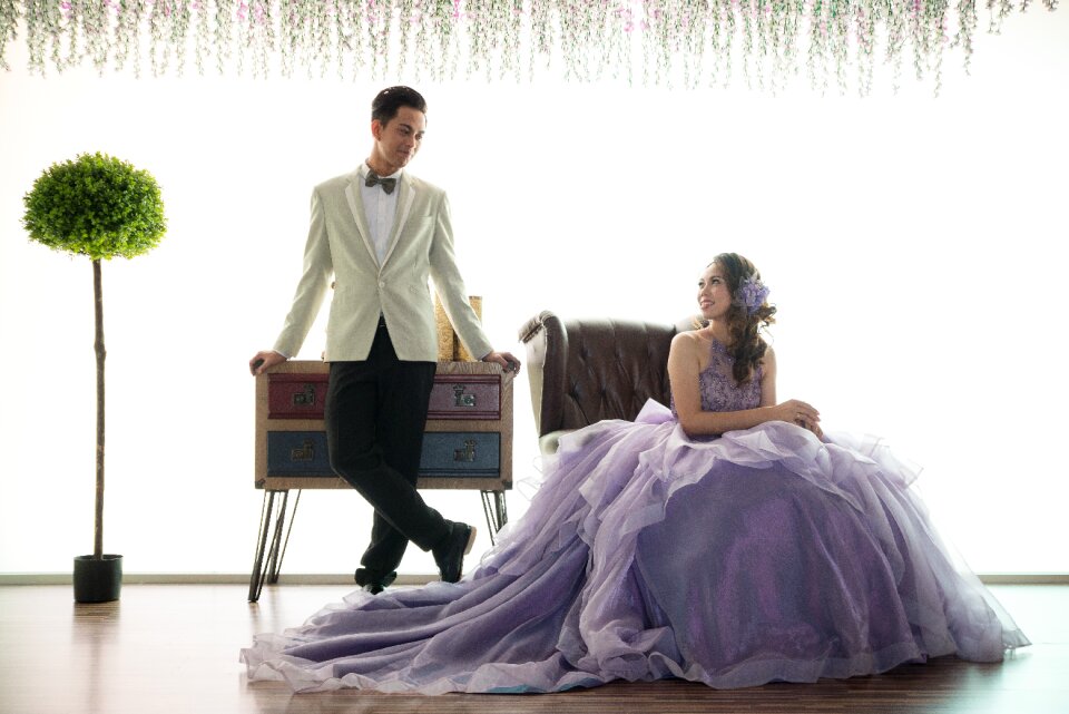 Wedding bride groom