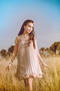 Woman girl portrait