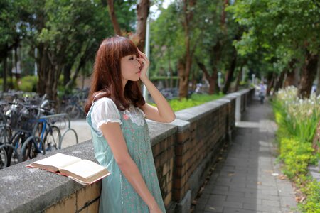 Woman girl portrait