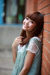 Woman girl portrait