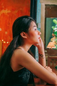 Woman girl portrait