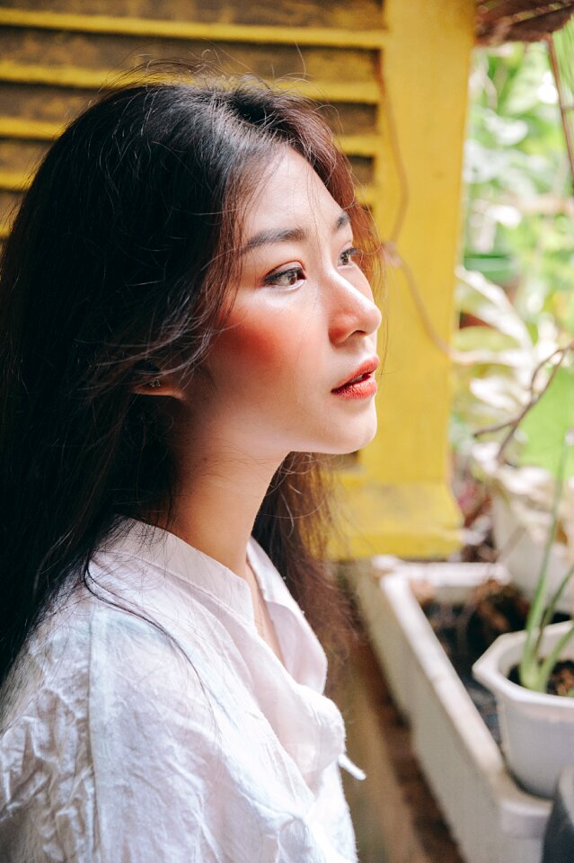Woman girl portrait
