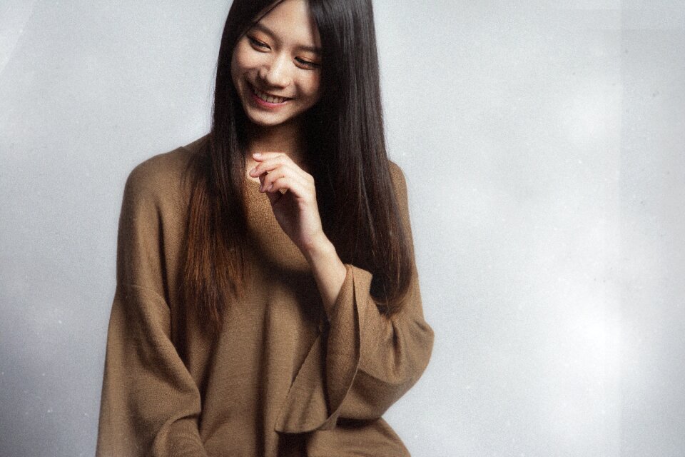 Woman girl portrait