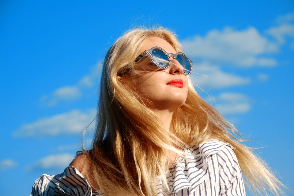 Woman girl portrait