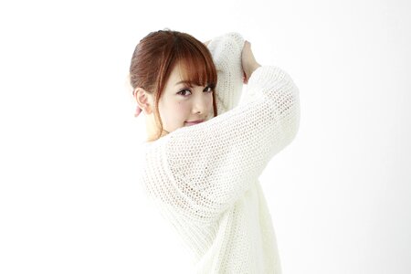 Woman girl portrait