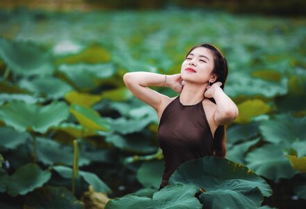 Woman girl portrait photo