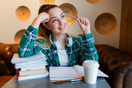 College student girl