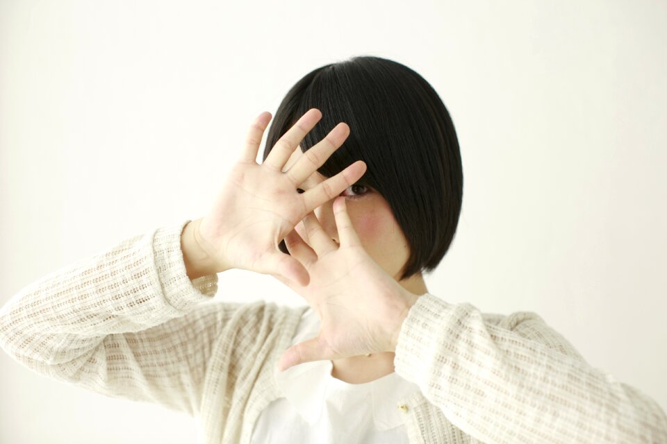 Woman girl portrait