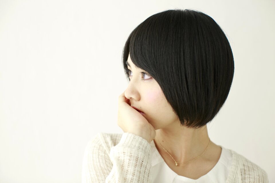 Woman girl portrait