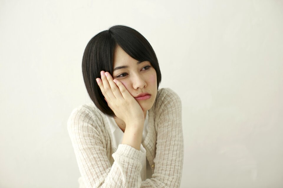 Woman girl portrait