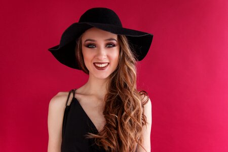 Woman girl portrait