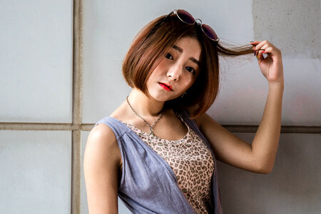 Woman girl portrait