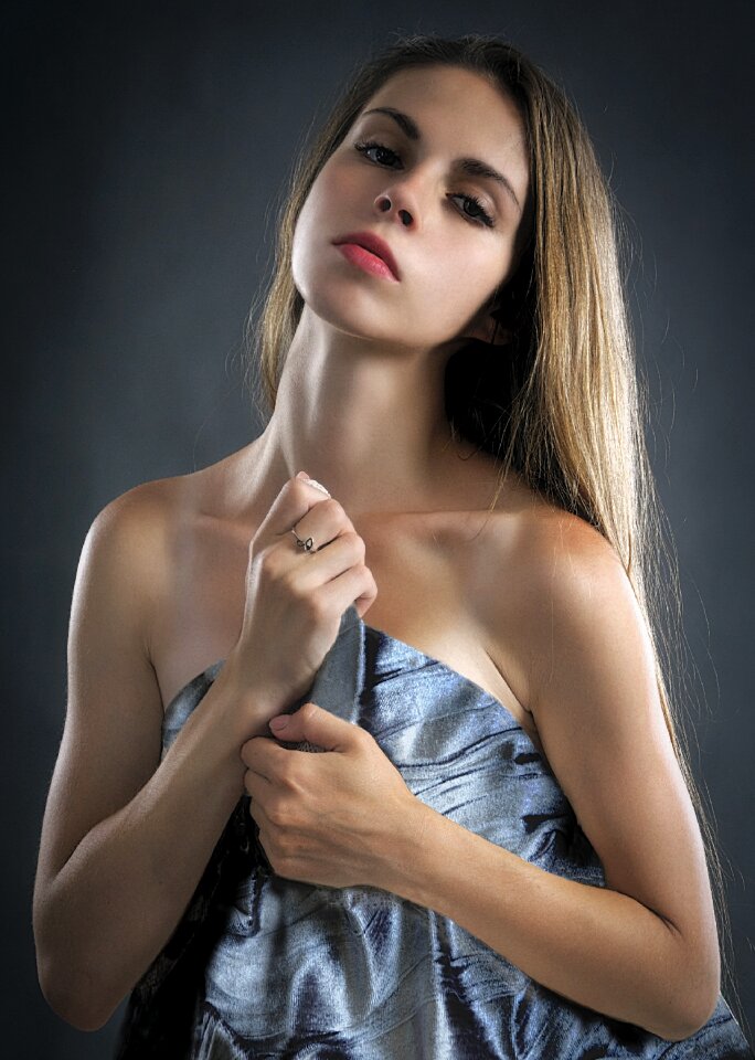 Woman girl portrait