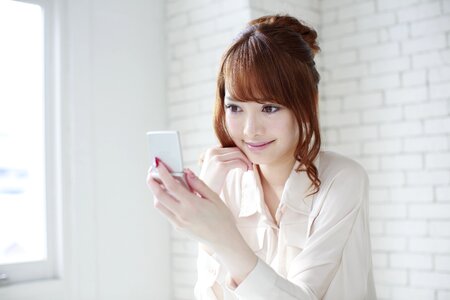 Woman girl portrait