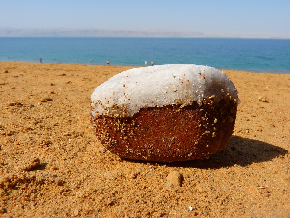 Middle east dead sea salt