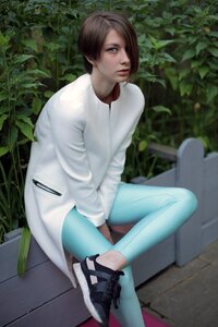 Woman girl portrait