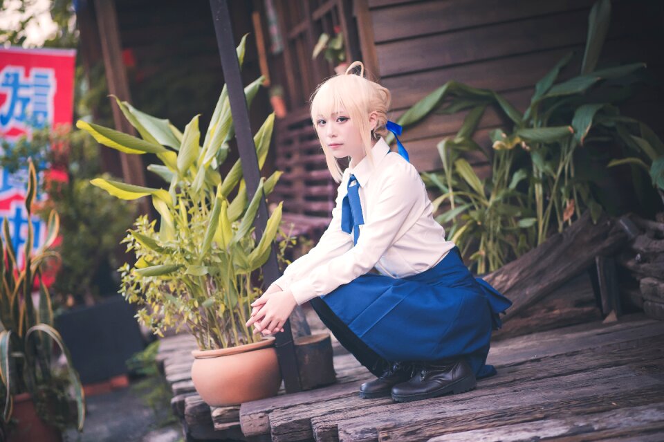 Saber fate stay night photo