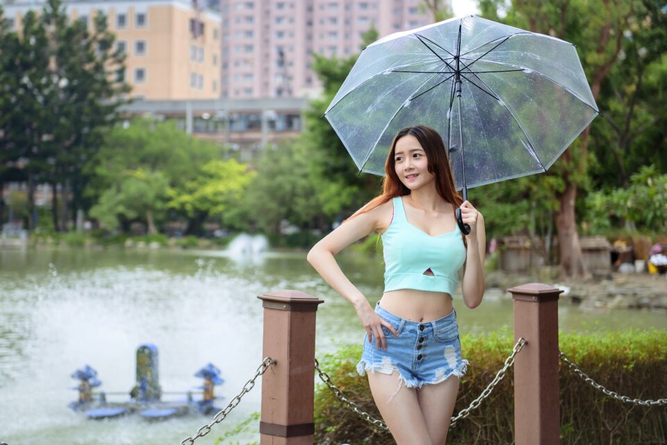 Woman girl portrait