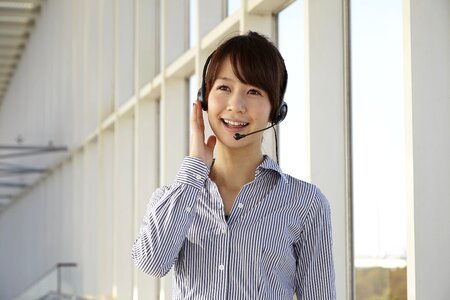 Customer service woman