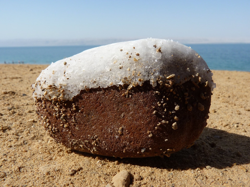Middle east dead sea salt