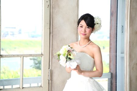 Bride wedding dress