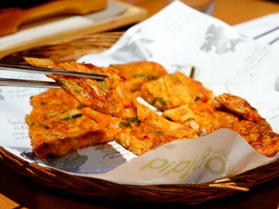 Buchimgae korean food