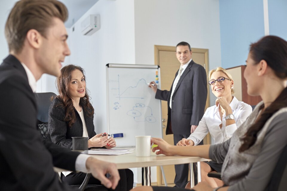 Business team meeting