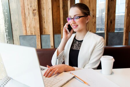 Business woman work