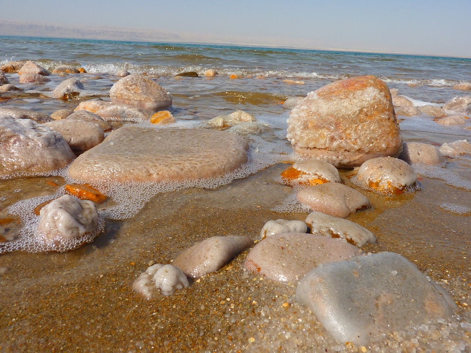 Middle east dead sea salt