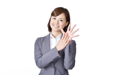 Businesswoman nine