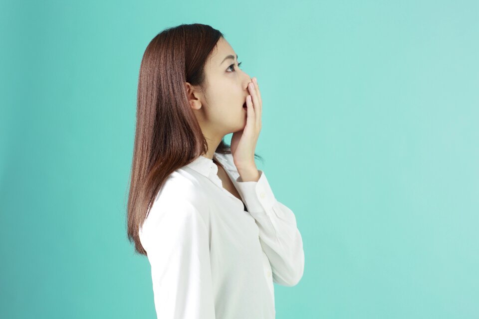 Businesswoman shocked