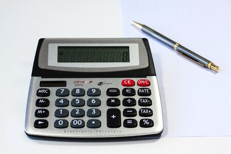 Calculator business photo