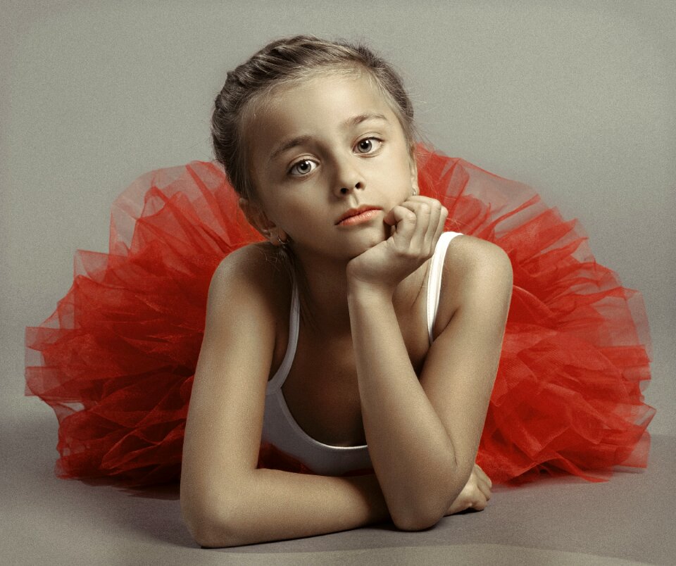 Child girl ballerina