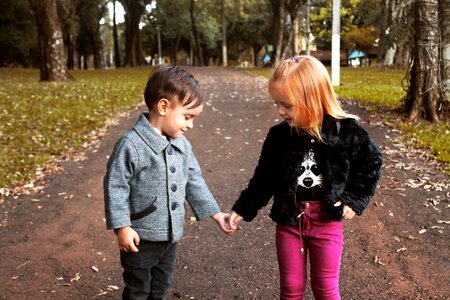 Children couple