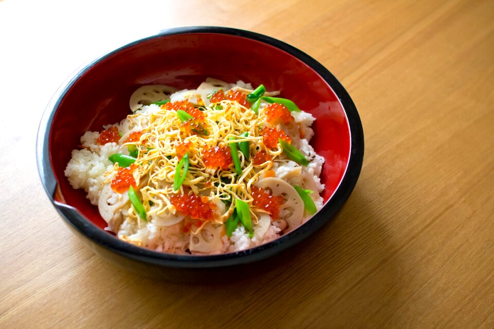 Chirashi sushi food