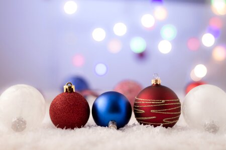 Christmas balls photo