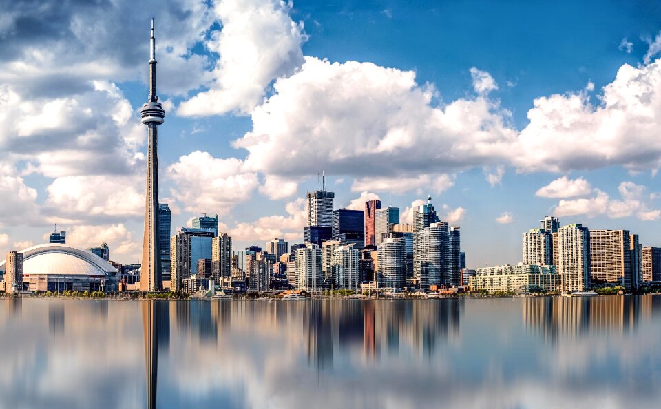 Cn tower cityscape tront