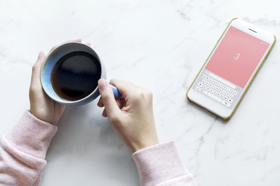 Coffee smartphone