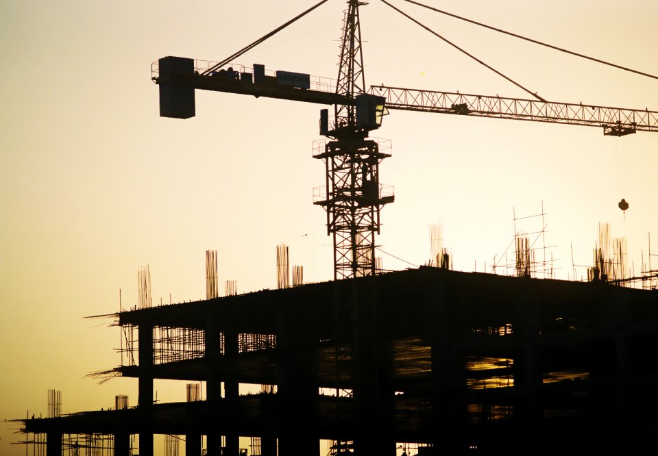 Construction tower crane