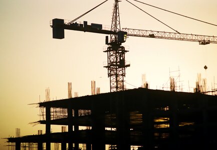 Construction tower crane