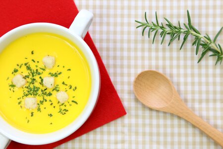 Corn soup food photo