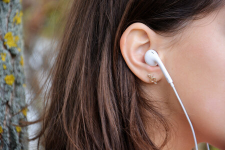 Ear earphone photo