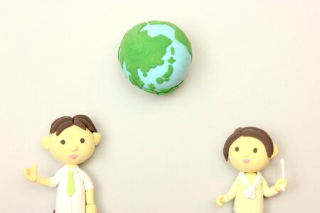 Earth teacher doll