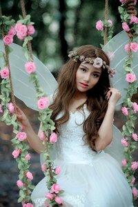 Fairy pixie woman girl photo