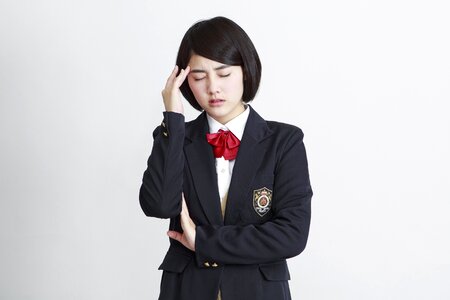Female student headache