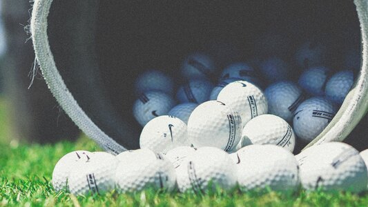 Golf sports balls photo