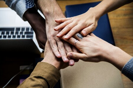 Hands teamwork