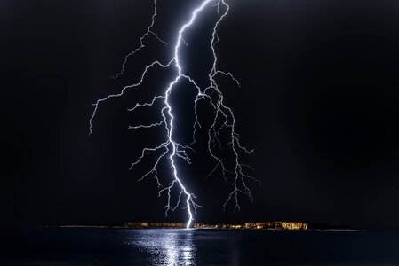Lightning thunder photo
