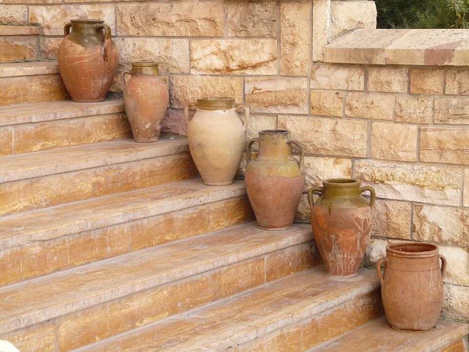 Stairs gradually mediterranean